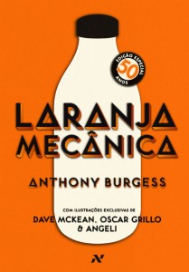 Capa da nova edição do livro Laranja Mecânica